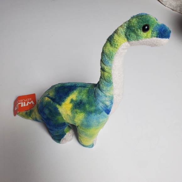 Wild Republic Dinosaur Brachiosaurus Stuffed Plush Toy Animal Collectible - Picture 2 of 6